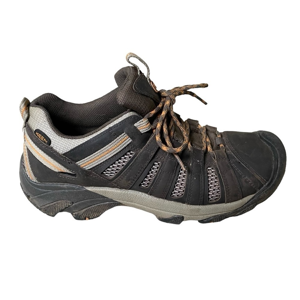 KEEN Men’s Men's Voyageur Hiking Shoes Brown Black 9.5